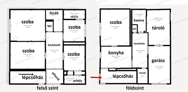 Eladó családi ház, Ajkán 68 M Ft, 4+1 szobás