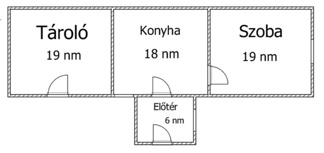 Eladó családi ház, Nemeskeresztúron 3.69 M Ft, 2 szobás