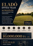 Eladó telek, Nyíregyházán 10 M Ft / költözzbe.hu