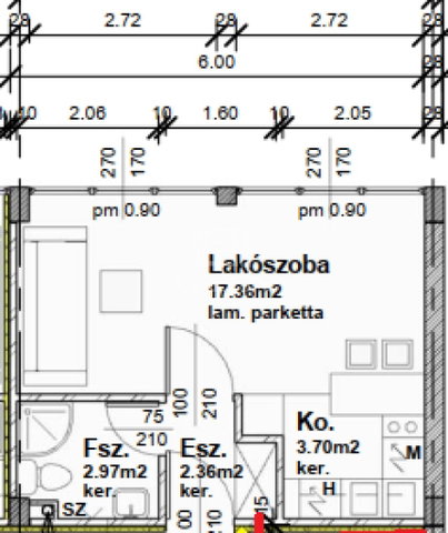 Eladó téglalakás, Szombathelyen 14.515 M Ft, 1 szobás