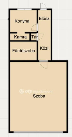 Eladó téglalakás, Miskolcon 29.9 M Ft, 1 szobás