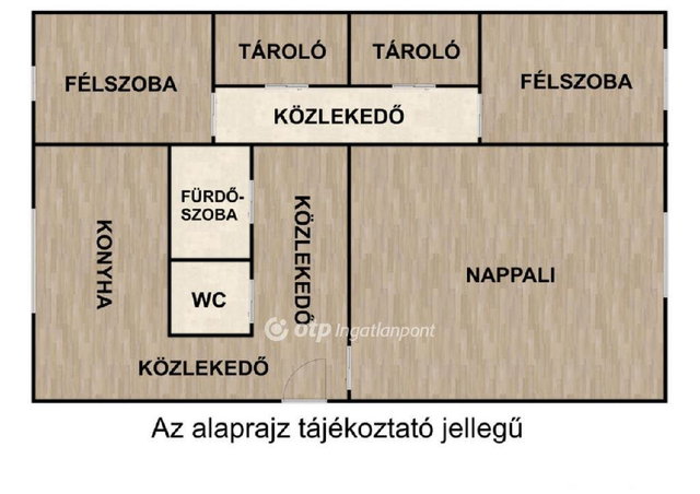Eladó panellakás, Nyíregyházán 49.99 M Ft, 1+2 szobás