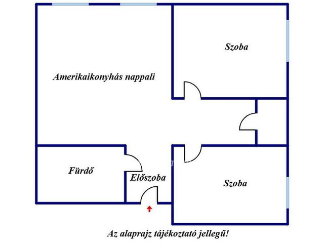 Eladó téglalakás, Szegeden 43.5 M Ft, 2+1 szobás