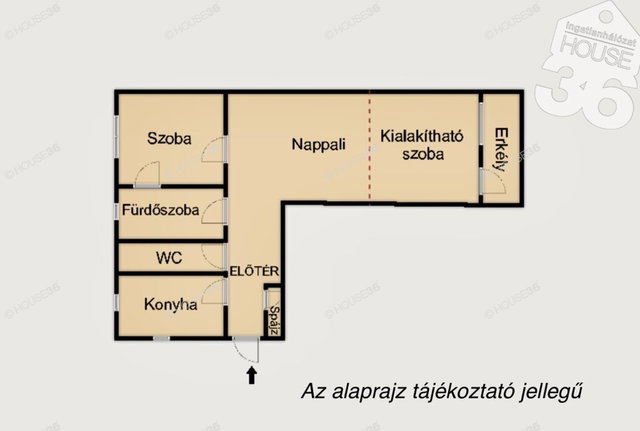 Eladó téglalakás, Kecskeméten 58.9 M Ft, 2 szobás