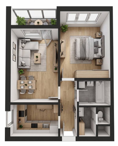 Eladó téglalakás, Gyöngyösön 43.9 M Ft, 2 szobás