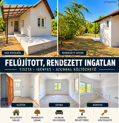 Eladó családi ház, Győrött 19.5 M Ft, 1 szobás