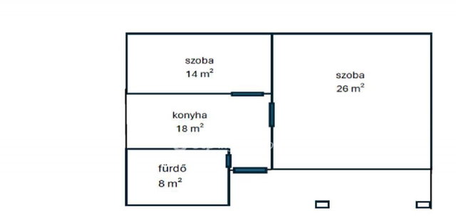 Eladó családi ház, Mátészalkán 45 M Ft, 2 szobás