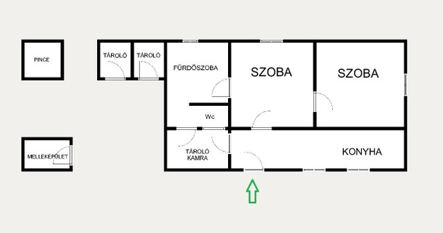 Eladó családi ház, Lakitelken 20.99 M Ft, 2 szobás