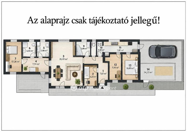 Eladó családi ház, Máriakálnokon 150 M Ft, 2+1 szobás