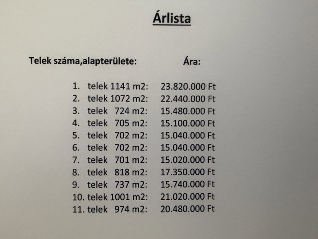 Eladó telek, Délegyházán 15.02 M Ft / költözzbe.hu