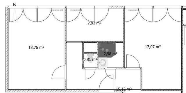 Eladó téglalakás, Bátonyterenyén 15.9 M Ft, 2 szobás
