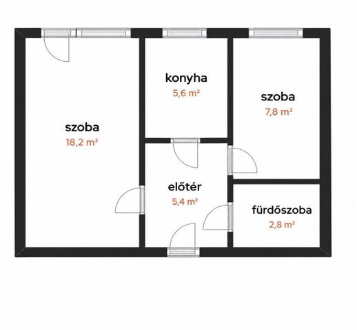 Eladó panellakás, Gyulán 24.9 M Ft, 1+1 szobás