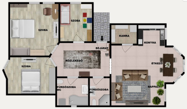Eladó családi ház, Székesfehérvárott, Lomnici utcában 90 M Ft