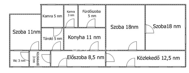 Eladó családi ház, Nagykamaráson 8 M Ft, 2+1 szobás