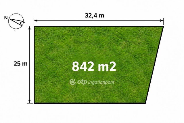 Eladó telek, Alsónémediben 49.9 M Ft / költözzbe.hu