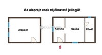 Eladó családi ház, Monoron 25 M Ft, 2 szobás