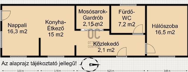 Eladó családi ház, Homokkomáromon 34.9 M Ft, 2 szobás