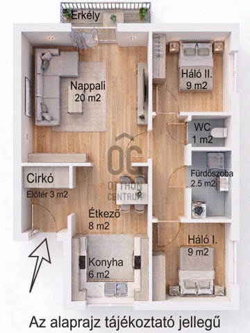 Eladó téglalakás, Budapesten, XXII. kerületben 81.9 M Ft