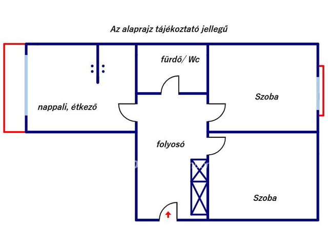 Eladó téglalakás, Szegeden 85.9 M Ft, 2 szobás