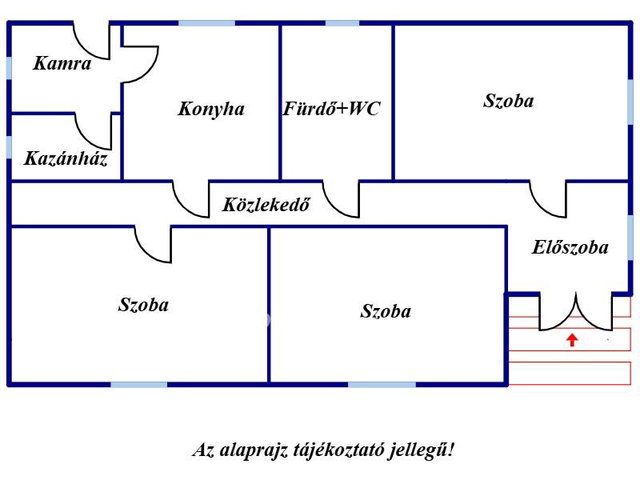 Eladó családi ház, Mesterszálláson 3.6 M Ft, 3 szobás