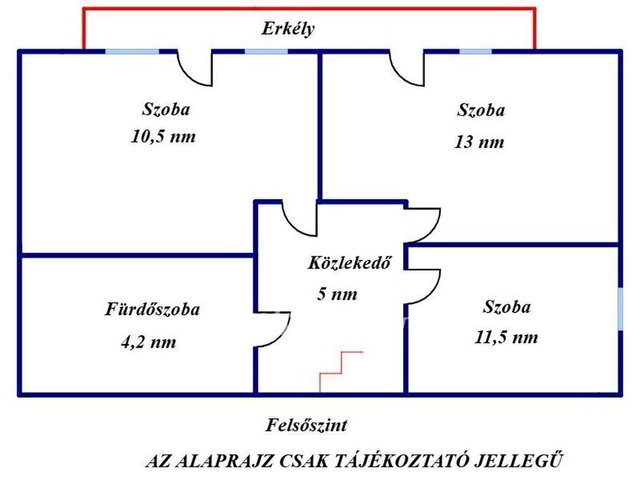 Eladó nyaraló, Cserkeszőlőn 64 M Ft, 3 szobás