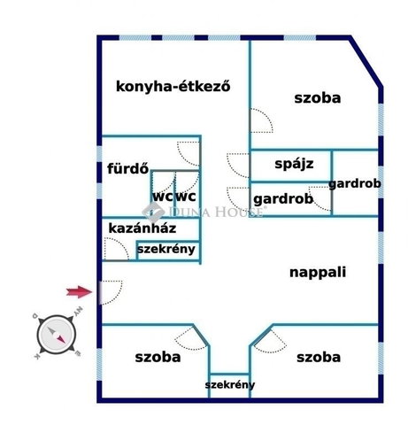 Eladó téglalakás, Kecskeméten 46 M Ft, 4 szobás