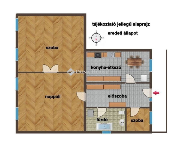 Eladó téglalakás, Budapesten, VIII. kerületben 88 M Ft, 3 szobás