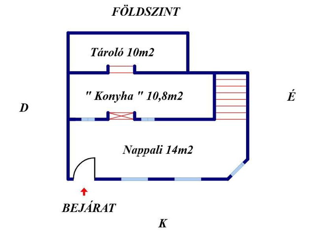Eladó családi ház, Kaposváron 11 M Ft, 2 szobás