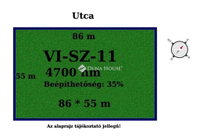 Kiadó telek, Vecsésen 1300 E Ft / hó / költözzbe.hu