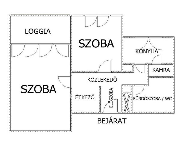 Eladó téglalakás, Egerben 39.9 M Ft, 2 szobás