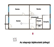 Eladó panellakás, Komlón 36.5 M Ft, 3 szobás