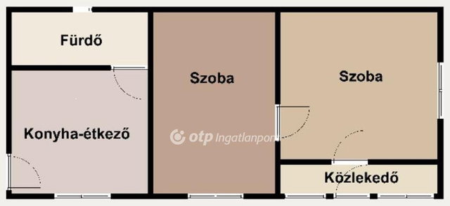 Eladó családi ház, Derecskén 33 M Ft, 2 szobás