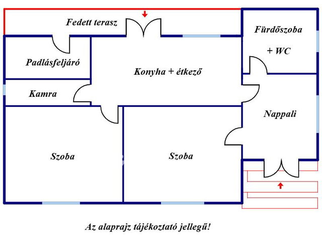 Eladó családi ház, Tiszaszőlősön 30 M Ft, 2+1 szobás