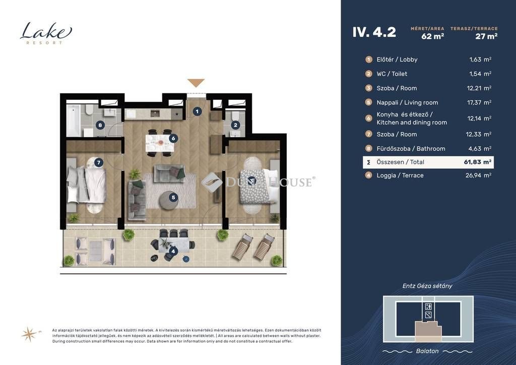 3 bed · 70m² · 149.000.000 ft