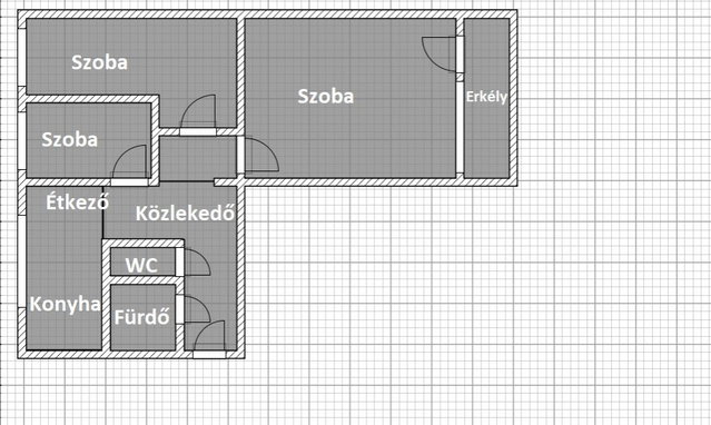 Eladó panellakás, Kecskeméten, Burga utcában 44 M Ft, 3 szobás