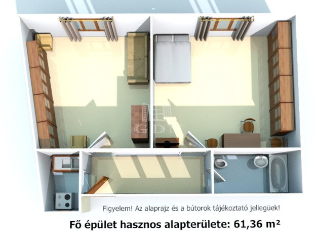 Eladó családi ház, Hajdúnánáson 29.8 M Ft, 2 szobás