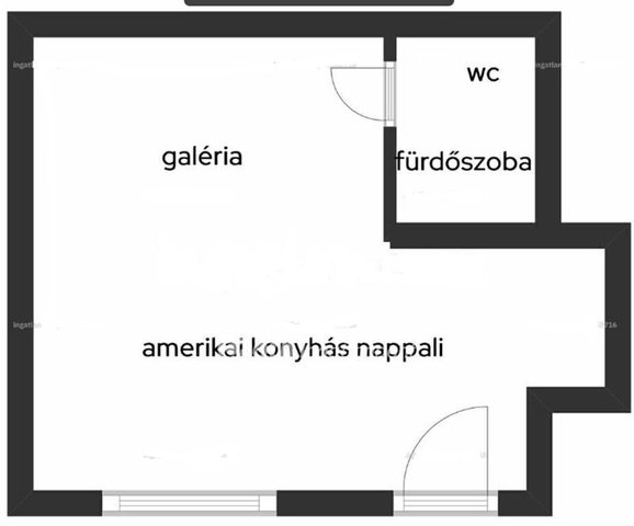 Eladó téglalakás, Budapesten, VI. kerületben 48.9 M Ft, 1 szobás