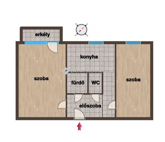 Eladó panellakás, Szentendrén 60 M Ft, 2 szobás