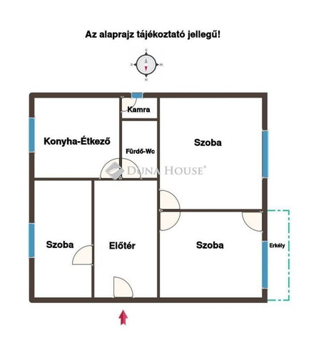 Eladó téglalakás, Nagykanizsán 33 M Ft, 3 szobás