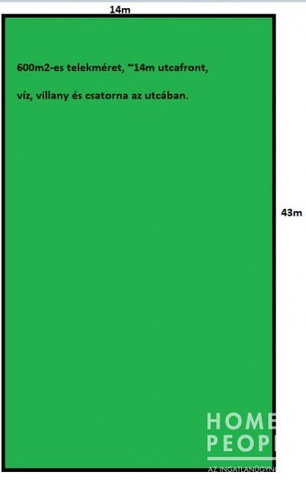 Eladó telek, Tiszaszigeten 10.5 M Ft / költözzbe.hu
