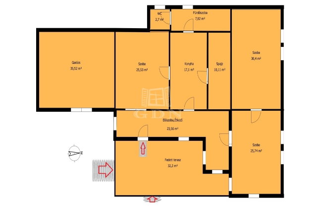 Eladó családi ház, Erdőhorvátiban 20.5 M Ft, 3 szobás