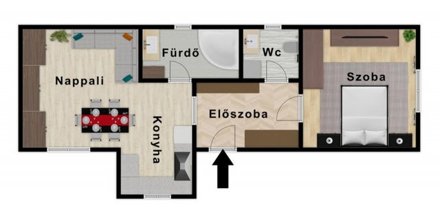Eladó családi ház, Dédestapolcsányban 34.9 M Ft, 2 szobás