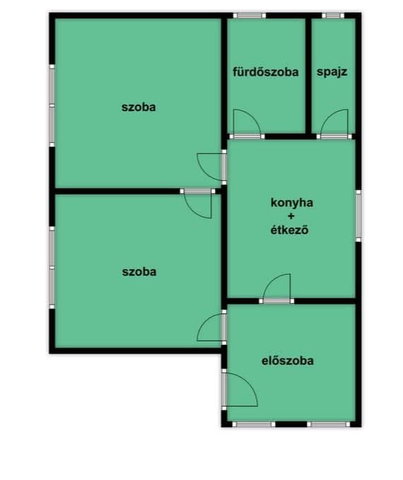 Eladó családi ház, Hejőpapin 13 M Ft, 2 szobás