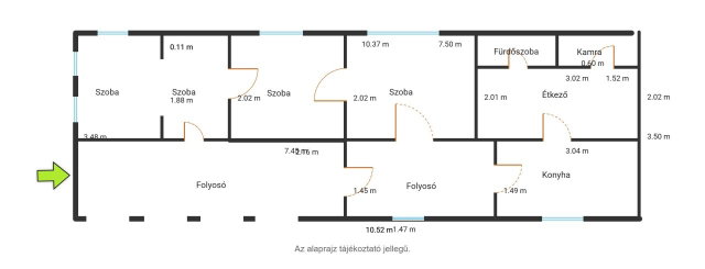 Eladó családi ház, Tótkomlóson 21.9 M Ft, 3 szobás