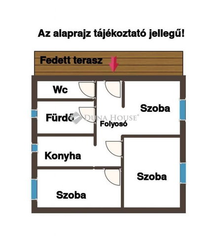 Eladó családi ház, Apajon 47.5 M Ft, 3 szobás