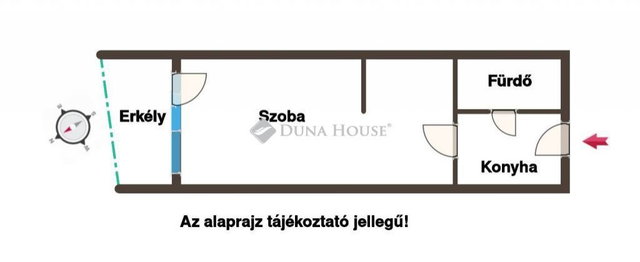 Eladó téglalakás, Sopronban 32 M Ft, 1 szobás
