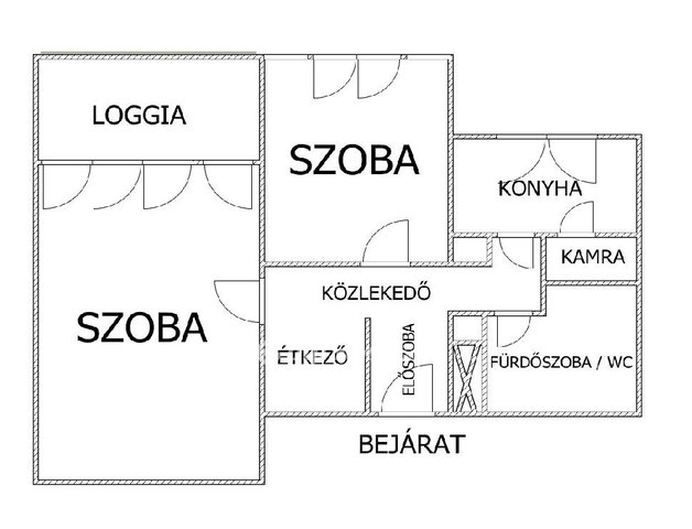 Eladó téglalakás, Egerben 39.9 M Ft, 2 szobás
