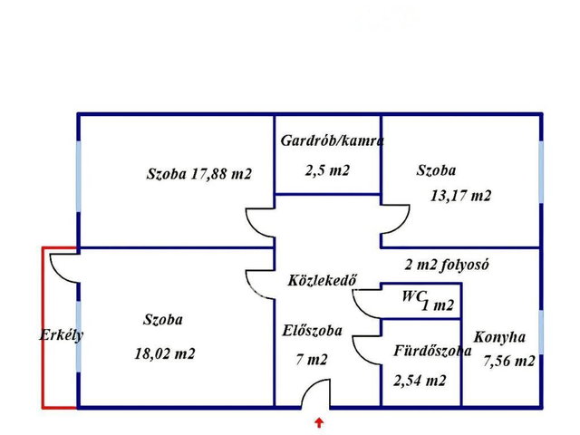 Eladó panellakás, Miskolcon 42 M Ft, 3 szobás