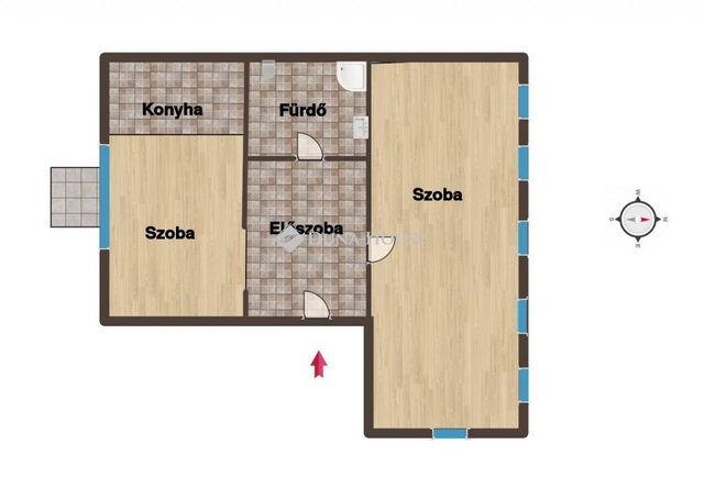 Kiadó iroda, Budapesten, XIV. kerületben, Cinkotai úton, 2 szobás