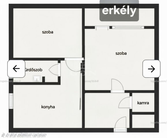 Eladó téglalakás, Pétfürdőn 31 M Ft, 2 szobás